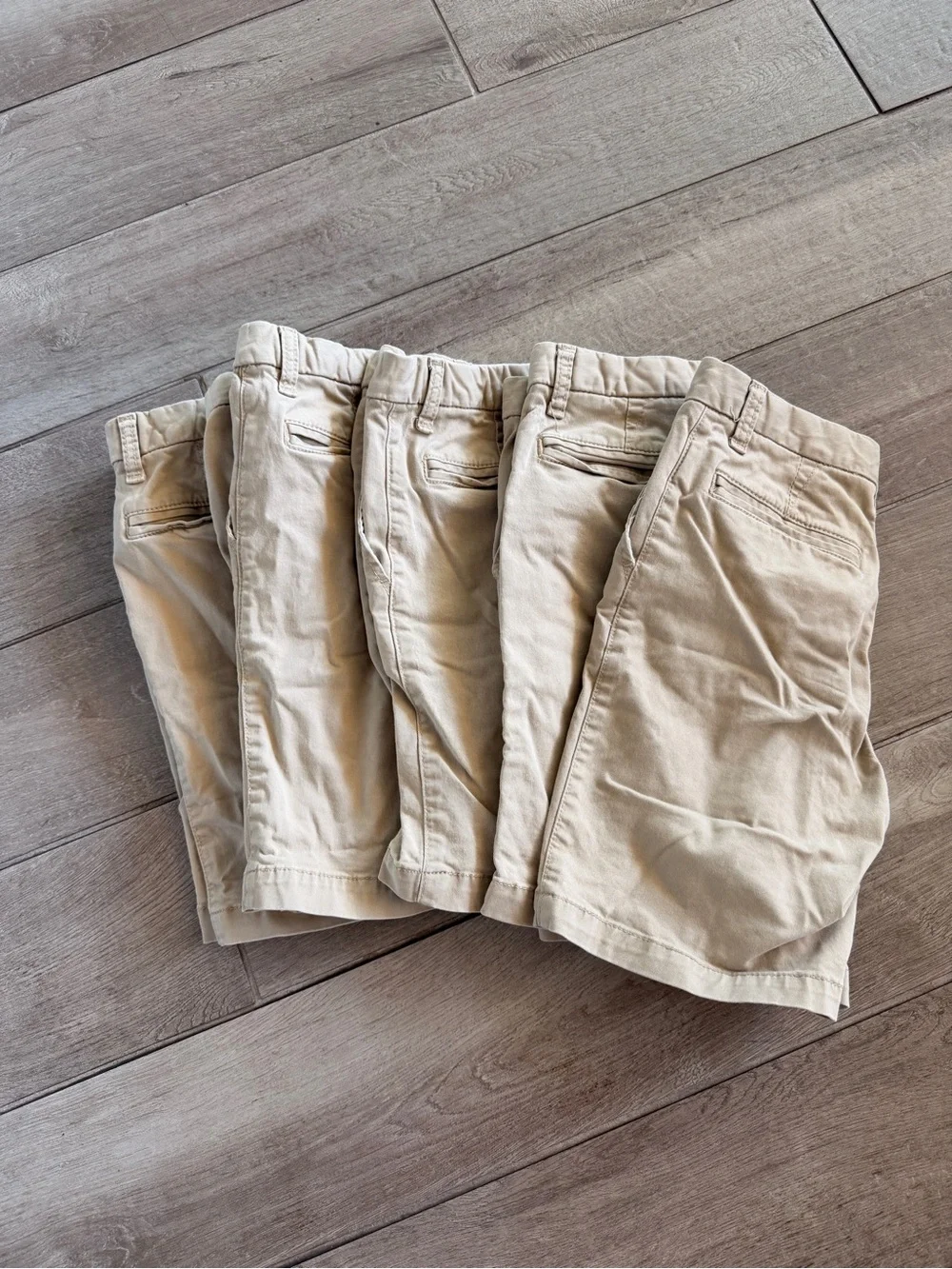 GAP Kids Khaki Shorts, size 10, set of 5